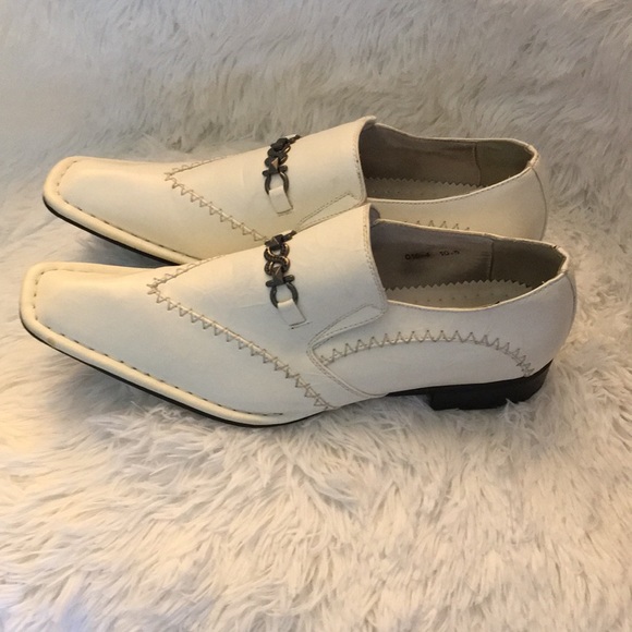 Mens Loafer with silver buckle main image 5